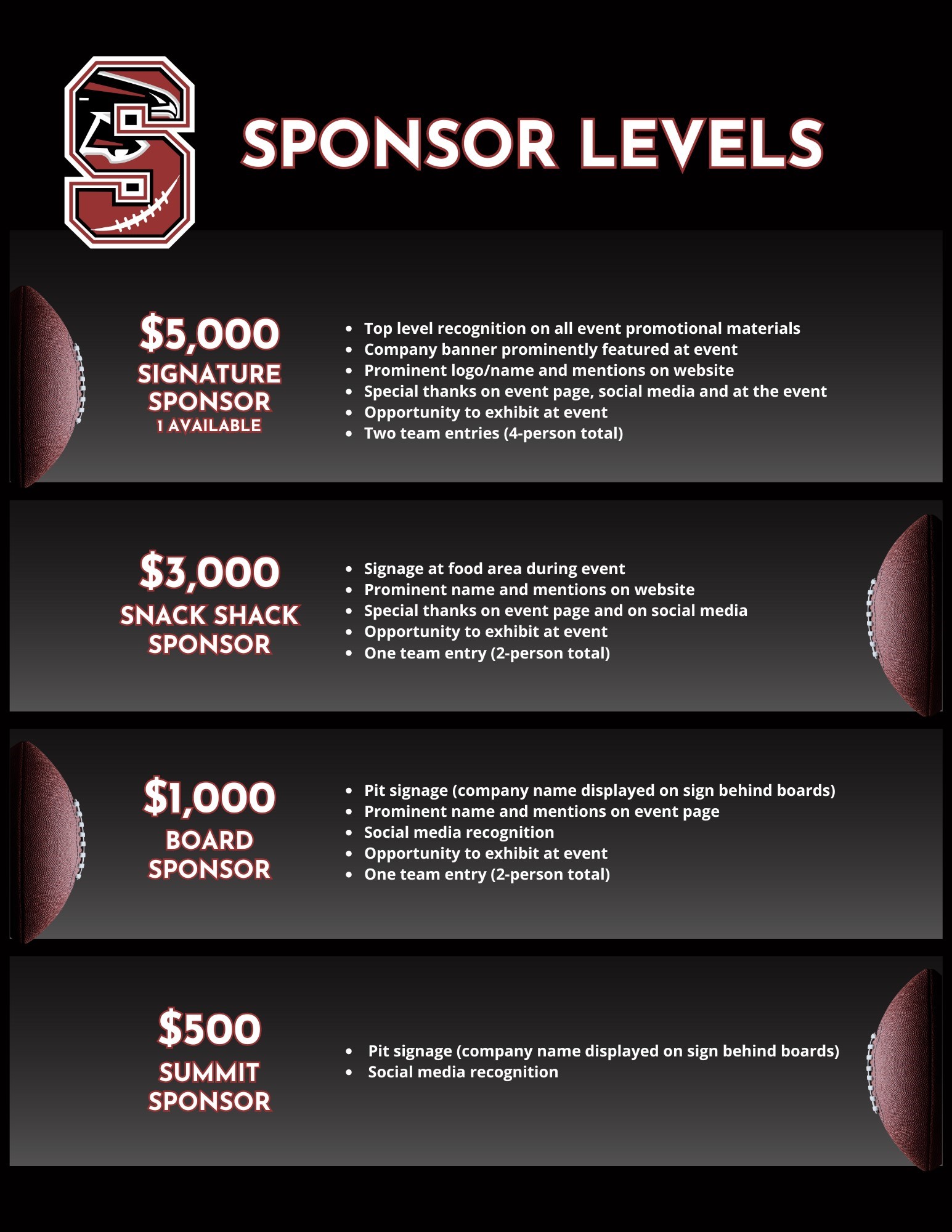 2024 Sponsorship Cover and Levels - 2
